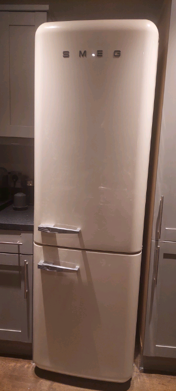 preloved smeg fridge freezer